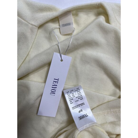 TEA YOU Aline Wrap Top in Buttermilk - Picture 5 of 5